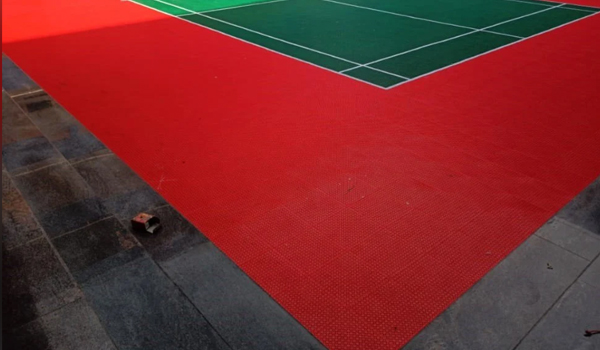 Badminton Court Flooring PP Tiles in Tripura