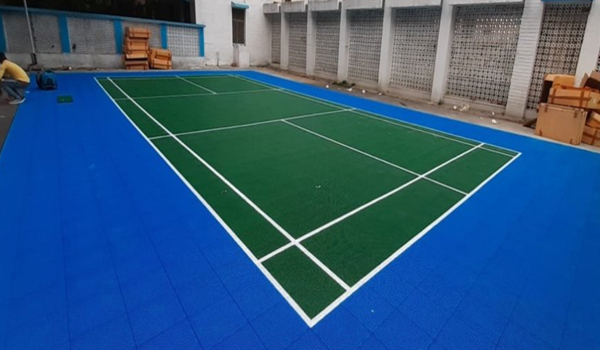 Badminton Court Flooring Service in Agara
